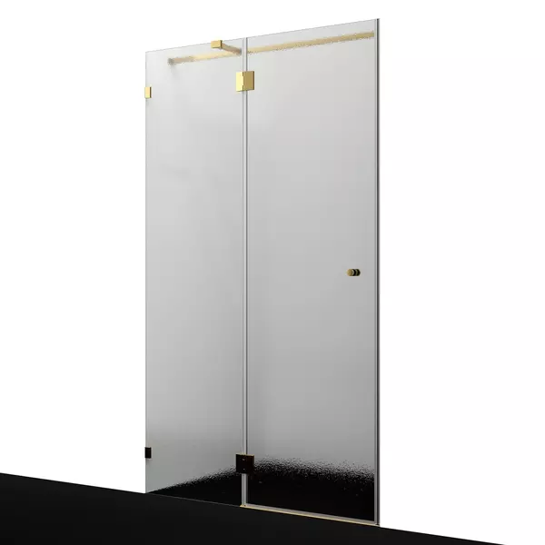 Душевая дверь WasserKRAFT Ems 76H05L-TXG 120200 текстурнаязолото без поддона левая 88470₽