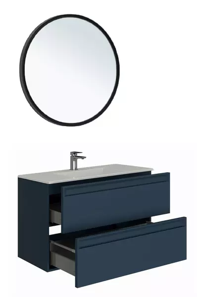 Мебель для ванной подвесная Allen Brau Eclipse 20 60 blue grey matt 131392₽