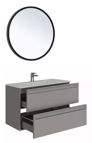 Мебель для ванной подвесная Allen Brau Eclipse 20 60 platinum grey matt 131392₽