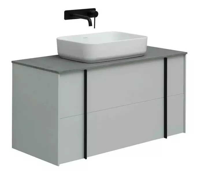 Тумба с раковиной «Allen Brau» Reality 100 подвесная papyrus white matt