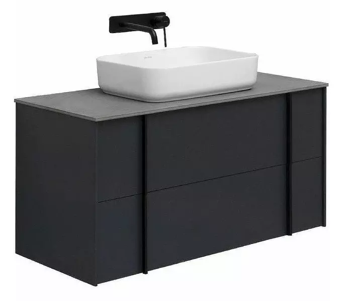 Тумба с раковиной «Allen Brau» Reality 100 подвесная anthracite matt