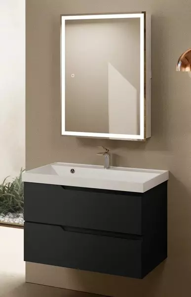 Мебель для ванной подвесная AQUAme S3 80 антрацит 47300₽