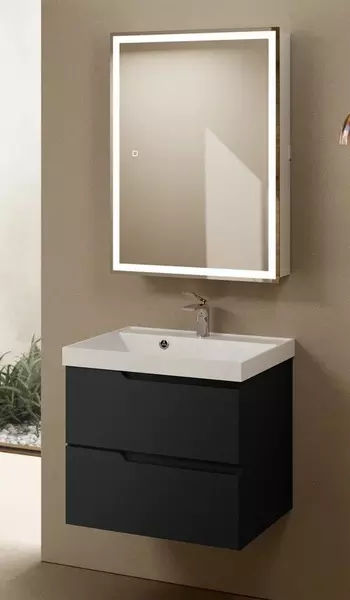 Мебель для ванной подвесная AQUAme S3 60 антрацит 44800₽
