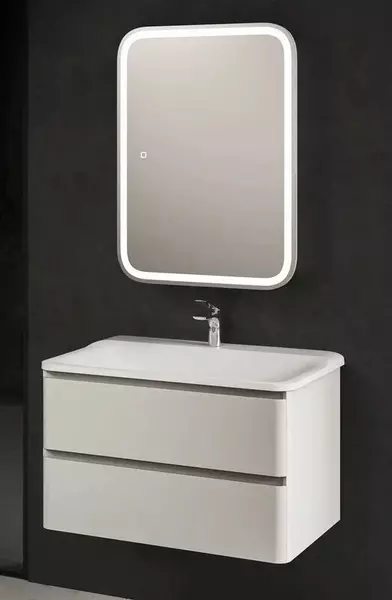 Мебель для ванной подвесная AQUAme S4 80 белая глянцевая 45500₽