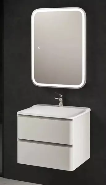 Мебель для ванной подвесная AQUAme S4 60 белая глянцевая 41300₽