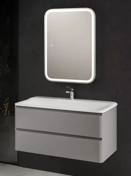 Мебель для ванной подвесная AQUAme S4 100 серая 49800₽