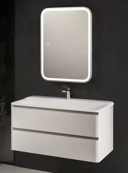 Мебель для ванной подвесная AQUAme S4 100 белая глянцевая 49800₽