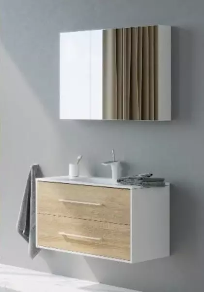 Мебель для ванной подвесная Aqwella 5 Stars Miami 75 дуб сономабелая 49163₽