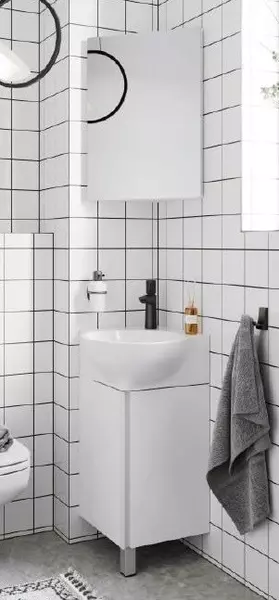 Мебель для ванной угловая Aqwella Porto 45 белая 30591₽