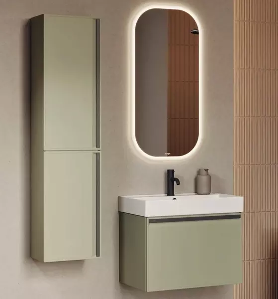 Мебель для ванной подвесная Aqwella Pure 66 шалфей зеленый 47519₽