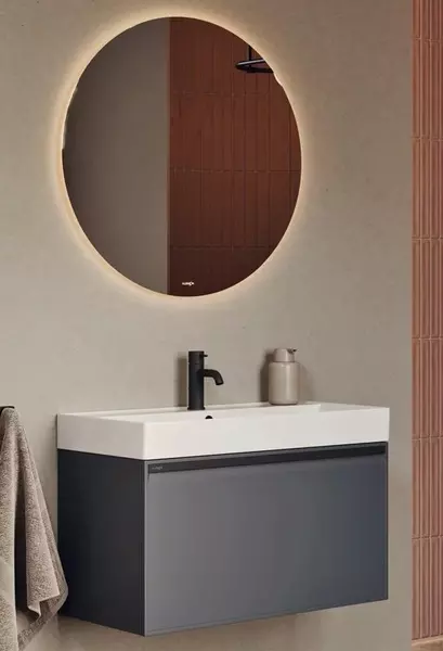 Мебель для ванной подвесная Aqwella Pure 100 серая 62052₽