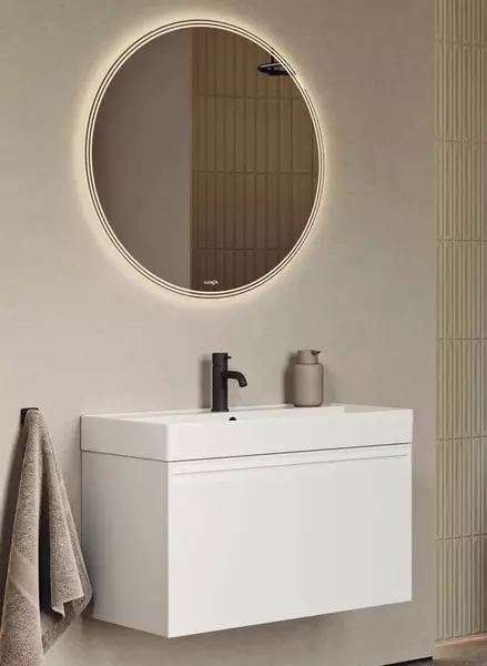 Мебель для ванной подвесная Aqwella Pure 81 белая 52820₽
