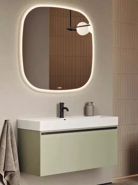 Мебель для ванной подвесная Aqwella Pure 81 шалфей зеленый 55978₽