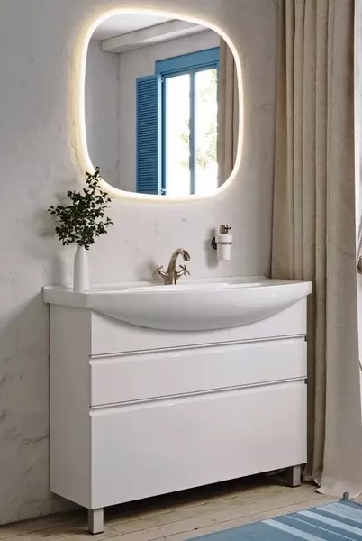 Мебель для ванной Aqwella Rodos 107 белая 54233₽