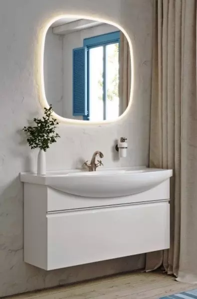 Мебель для ванной подвесная Aqwella Rodos 107 белая 46144₽