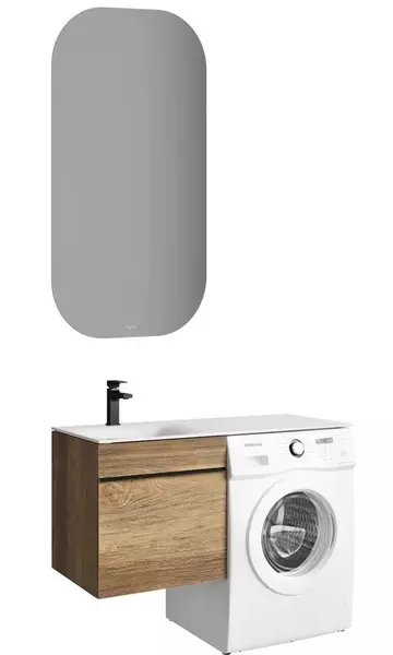 Мебель для ванной подвесная Aqwella Terra 54 дуб балтийский леваяправая 38158₽