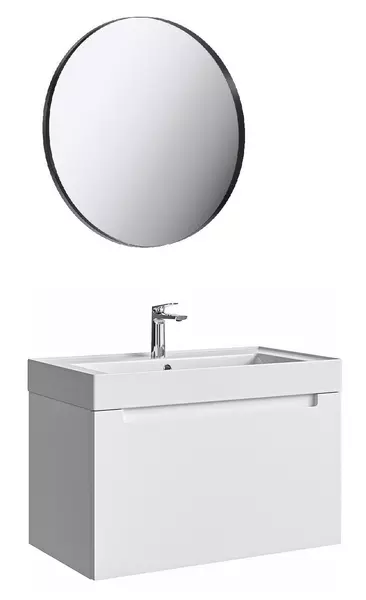 Мебель для ванной подвесная Aqwella Vancouver 81 белый 40496₽