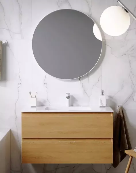 Мебель для ванной подвесная Aqwella 5 Stars Accent 100 дуб золотой 48058₽