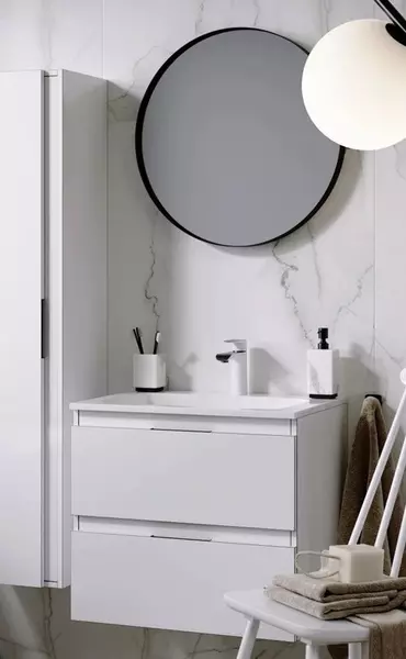 Мебель для ванной подвесная Aqwella 5 Stars Accent 60 белая 52661₽