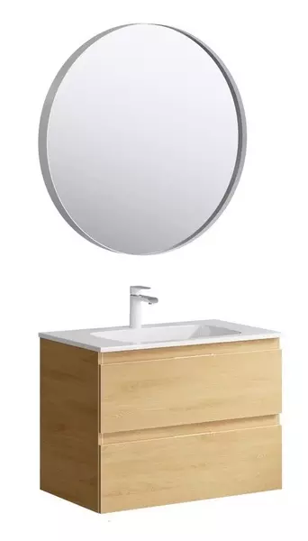 Мебель для ванной подвесная Aqwella 5 Stars Accent 75 дуб золотой 42874₽