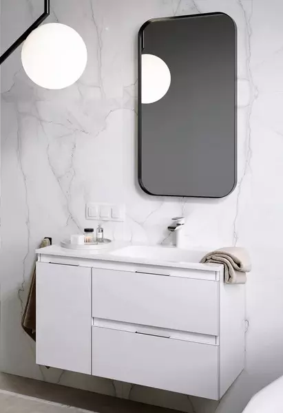 Мебель для ванной подвесная Aqwella 5 Stars Accent 90 белая леваяправая 65631₽