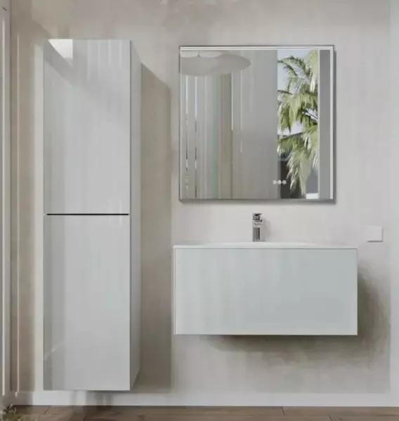 Мебель для ванной «Terminus» Вега 80 с 1 ящиком подвесная белая