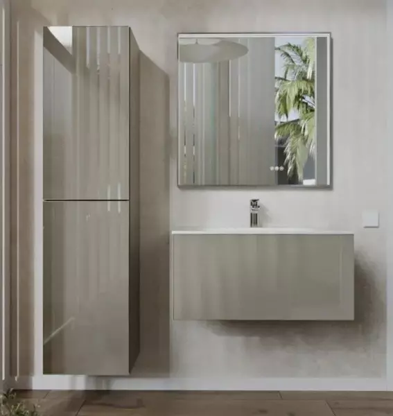 Мебель для ванной Terminus Вега 80 с 1 ящиком подвесная капучино 80542₽