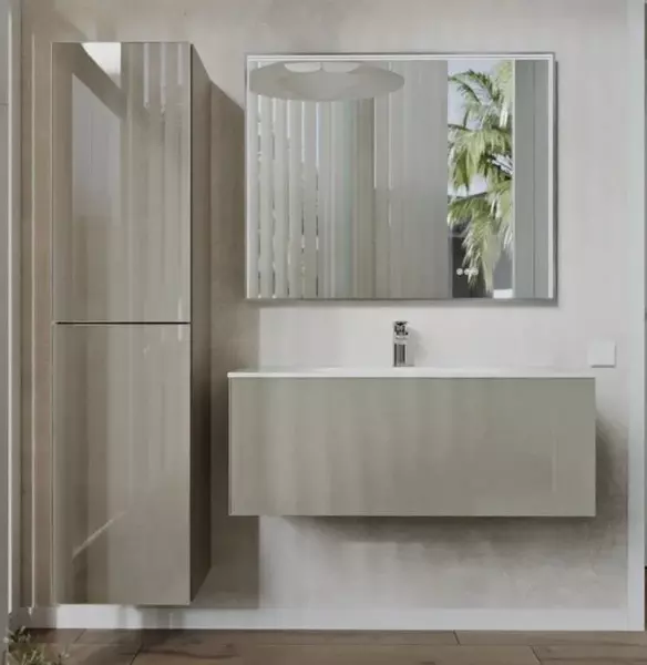 Мебель для ванной Terminus Вега 100 с 1 ящиком подвесная капучино 89298₽