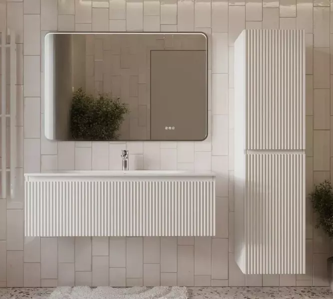 Мебель для ванной «Terminus» Сицилия 120 с 1 ящиком подвесная белая