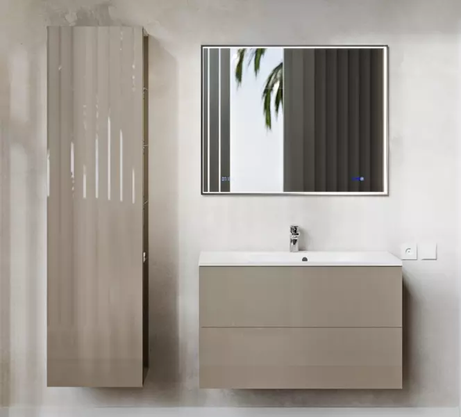 Мебель для ванной подвесная Ukko Foster 80 бежевая 130679₽