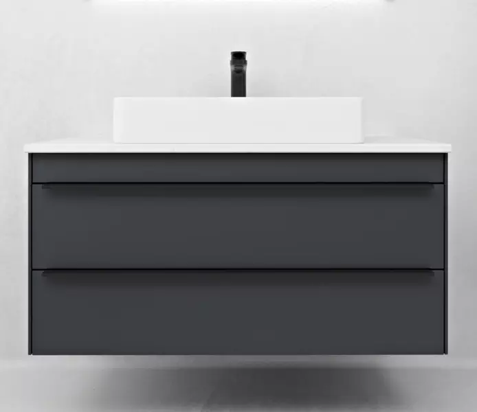 Тумба с раковиной «Ukko» Sanford 120 (LT-2197 60/35) подвесная серая