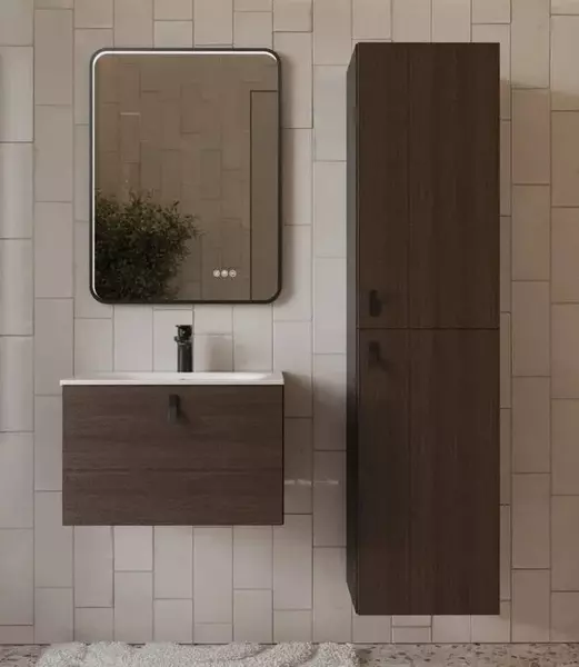 Мебель для ванной Terminus Контур 60 с 1 ящиком подвесная венгеграфит 70356₽