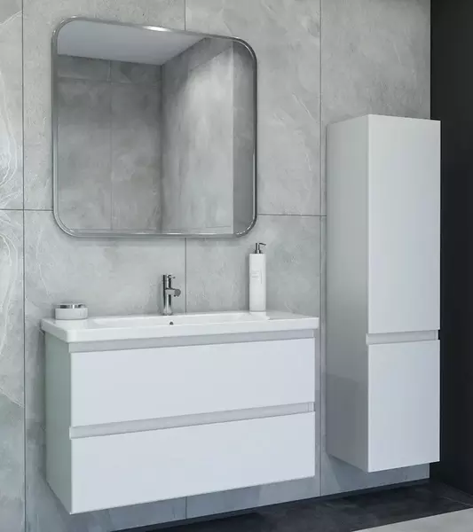 Мебель для ванной подвесная «Caprigo» Форте 90 бланж