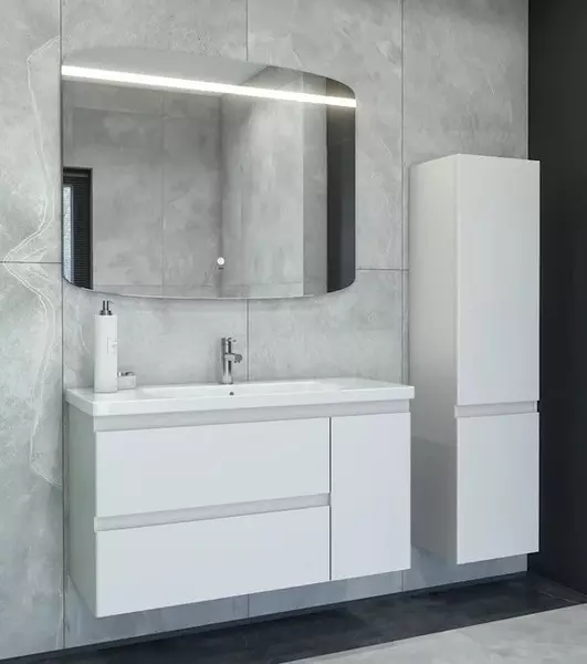 Мебель для ванной подвесная «Caprigo» Форте 100 с 1 дверцей бланж левая/правая