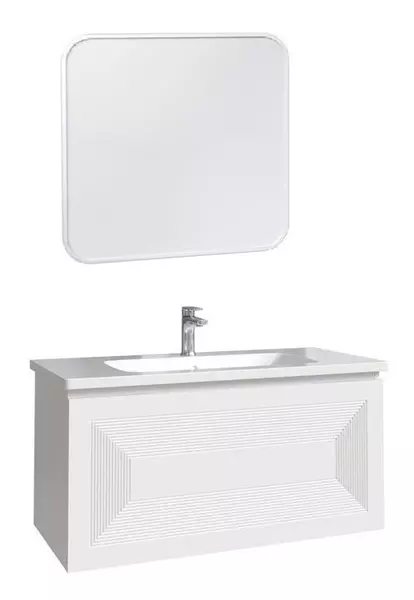 Мебель для ванной подвесная «Caprigo» Модо Кварта 100 бланж матовый