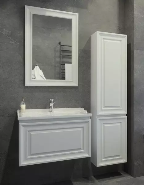 Мебель для ванной подвесная «Caprigo» Понца 70 белая