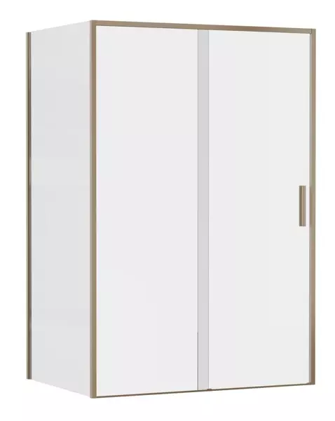 Душевой угол-ограждение Aquanet Pleasure Evo AE65-14090-GBT прозрачныйзолото-никель брашированный без поддона универсальный 40930₽