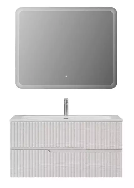 Мебель для ванной подвесная Cezares Duet-N 100 Ясень Белый Софт 80900₽