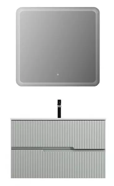 Мебель для ванной подвесная Cezares Duet-n 80 зелёная жемчужная 74300₽