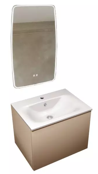 Мебель для ванной Terminus Аврора 60 с 1 ящиком подвесная капучино 67309₽