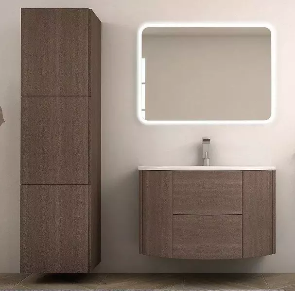 Мебель для ванной подвесная Cezares Eden 90 Rovere scuro Soft 163360₽