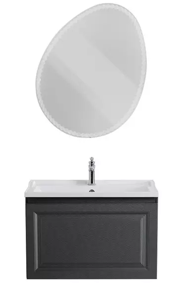 Мебель для ванной подвесная «Cezares» Giubileo-N 80 титан