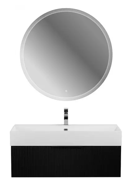 Мебель для ванной подвесная Cezares Premium Plisse 90 Nero opaco 165420₽