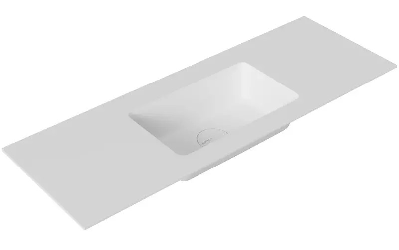 Раковина «Kupala» Cubo 100 искусственный камень белая матовая