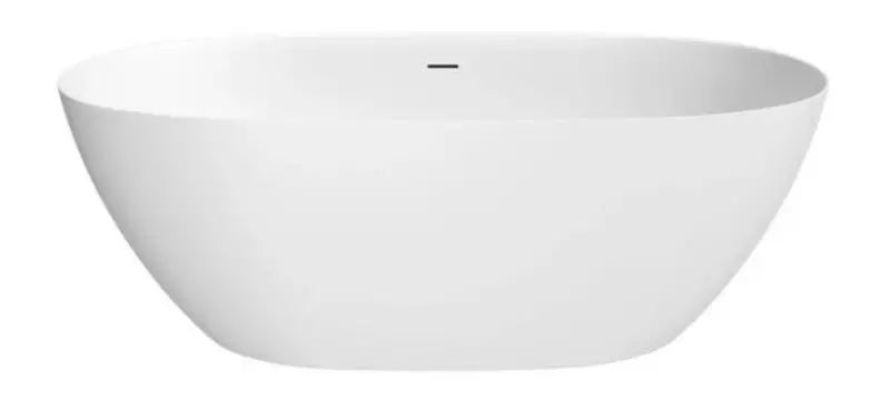 Ванна из искусственного камня Kupala Kupel 16777 с ножками с сифоном белая матовая 240442₽