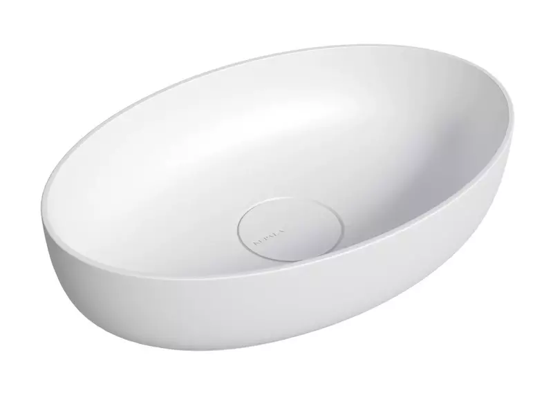 Раковина «Kupala» Ladia 53/36 искусственный камень белая матовая