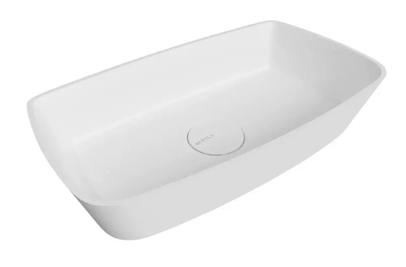 Раковина Kupala Ladoga 7040 искусственный камень белая матовая 35583₽