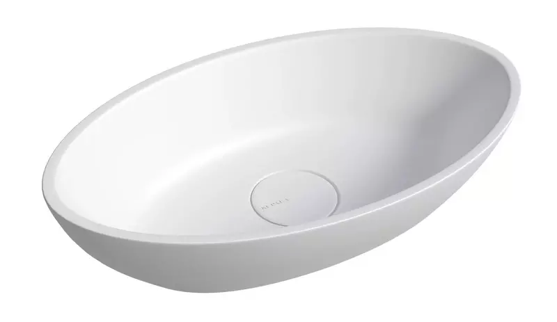 Раковина «Kupala» Luka 63/38 искусственный камень белая матовая