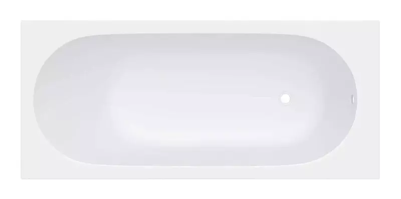 Ванна из искусственного камня Kupala Obereg 17075 с ножками с сифоном белая матовая 137250₽
