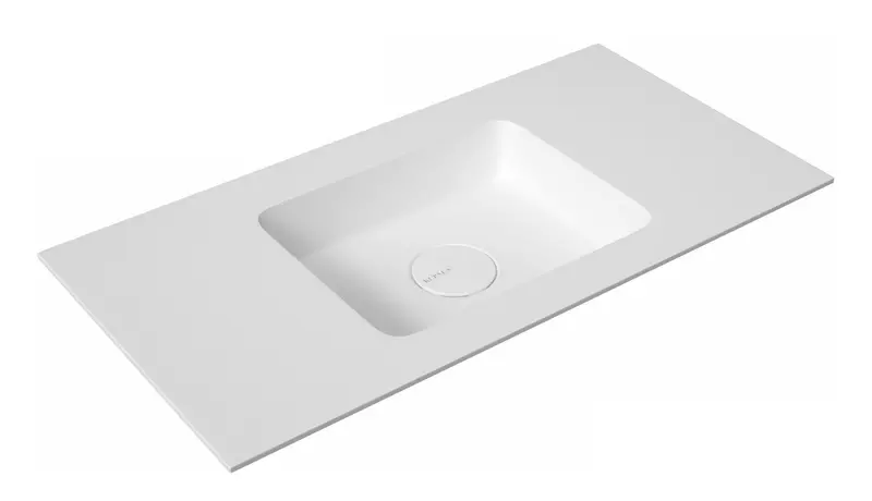 Раковина «Kupala» Kupala 100 искусственный камень белая матовая